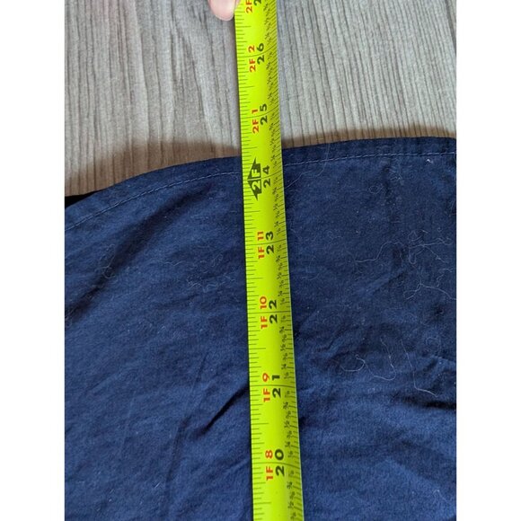 Talbots Womens Navy Button-Up Long Sleeve Shirt Size 8 - Picture 4 of 5